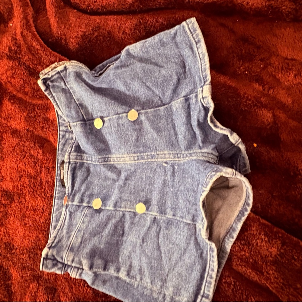 Forever 21 Light Blue Jean Shorts